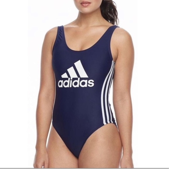 adidas Other - NWT retro Adidas navy blue swimsuit